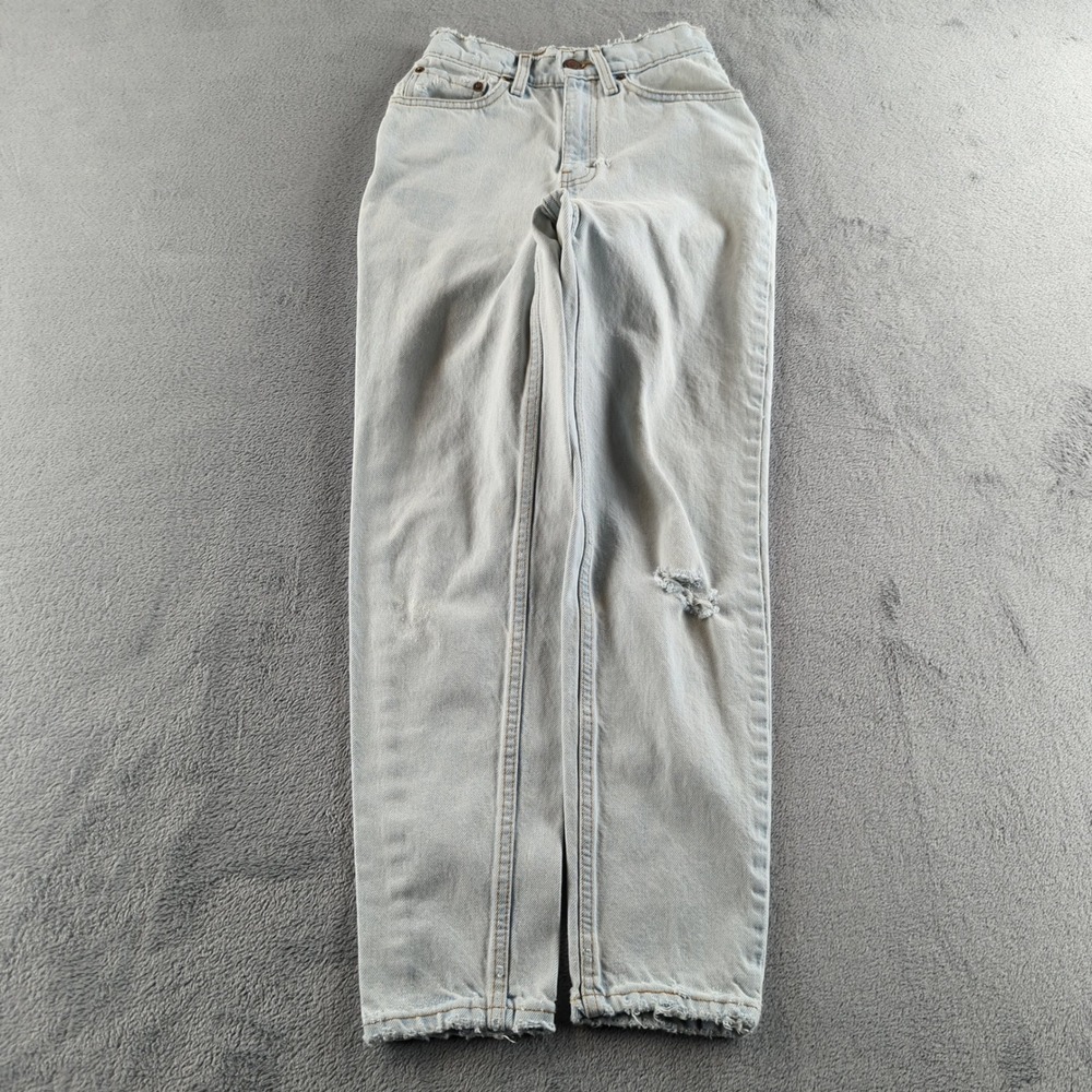 Vintage Levis Jeans Womens Size 8‎ Light Blue 512 Slim Fit Tapered Leg Made USA